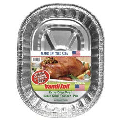 Handi-foil Extra Deep Oval Super King Roaster Pan 1 ea