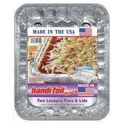 Handi-foil Lasagna Pans & Lids 2 ea