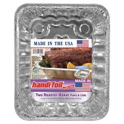 Handi-foil Roaster/Baker Pans & Lids 2 ea