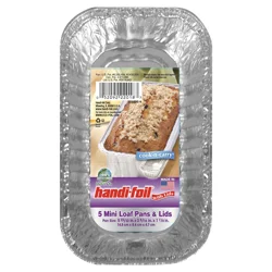 Handi-foil Mini Loaf Pans & Lids 5 Each