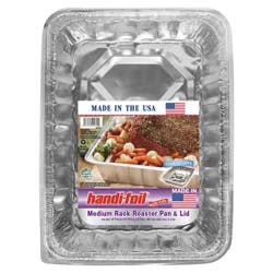 Handi-foil Medium Rack Roaster Pan & Lid 1 Each