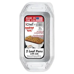 Handi-foil iChef Loaf Pans with Lids 2 Each