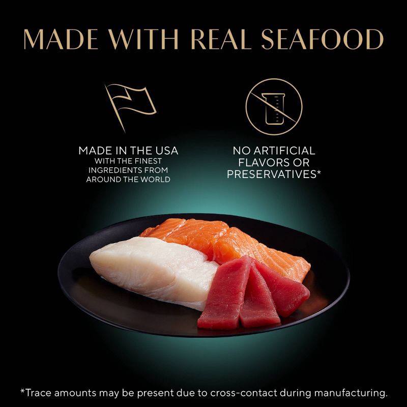 slide 3 of 13, Sheba Perfect Portions Fish, Salmon, Seafood and Tuna Flavor Variety Pack Pate Wet Cat Food - 2.6oz/24ct, 2.6 oz, 24 ct