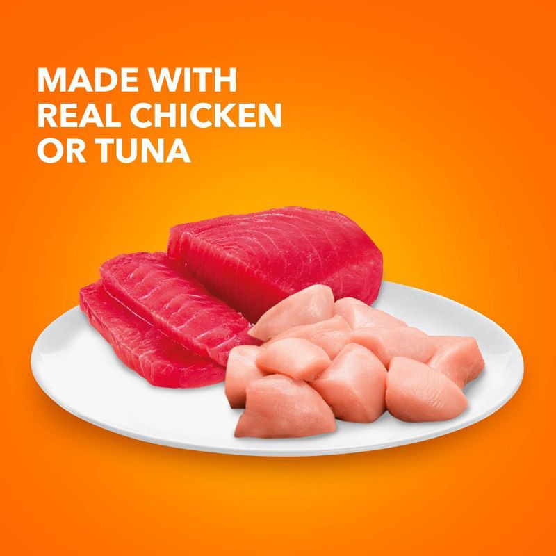 slide 4 of 11, IAMS Perfect Portions Healthy Adult Pate Tuna, Chicken and Salmon Flavor Wet Cat Food - 1.98lbs/12ct, 1.98 lb, 12 ct