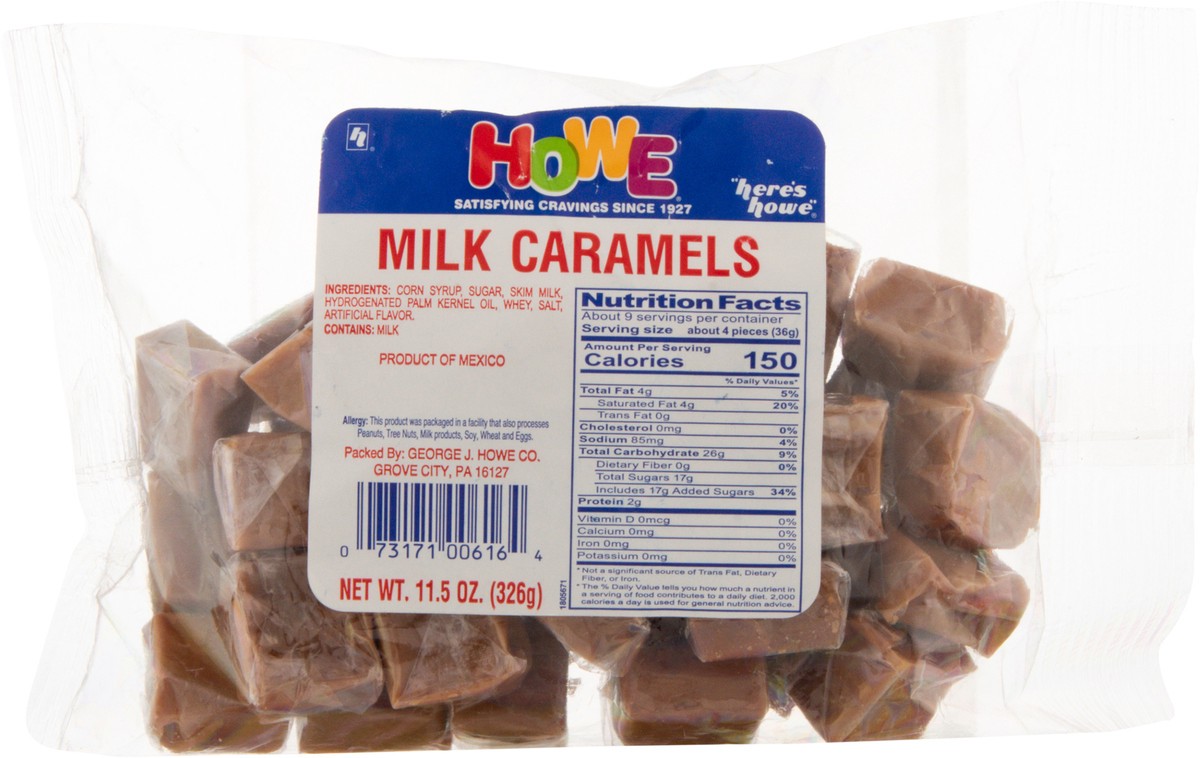 slide 3 of 11, Howe Milk Caramels, 11.5 oz