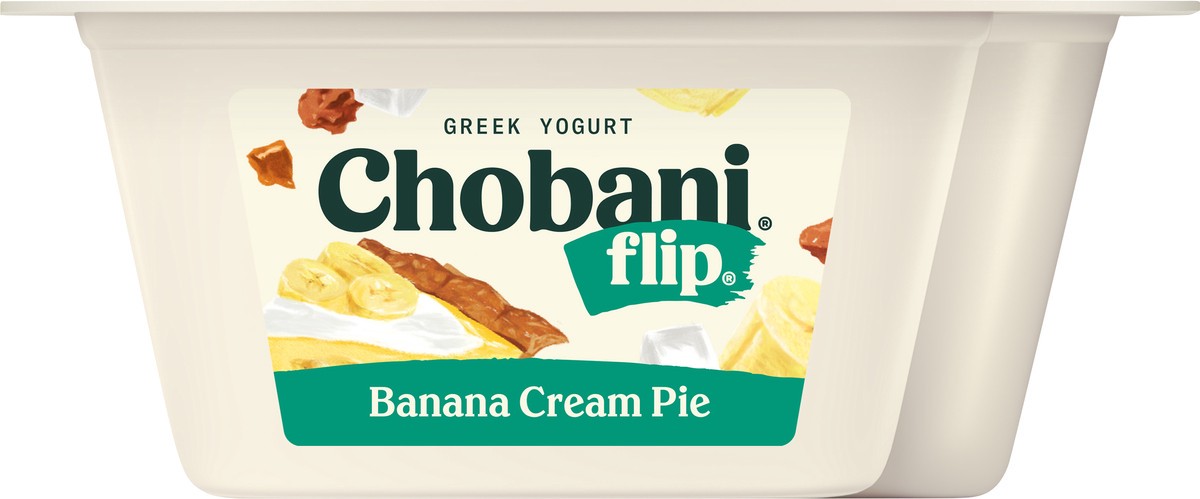 slide 12 of 13, Chobani Flip Greek Banana Cream Pie Yogurt 4.5 oz, 4.5 oz