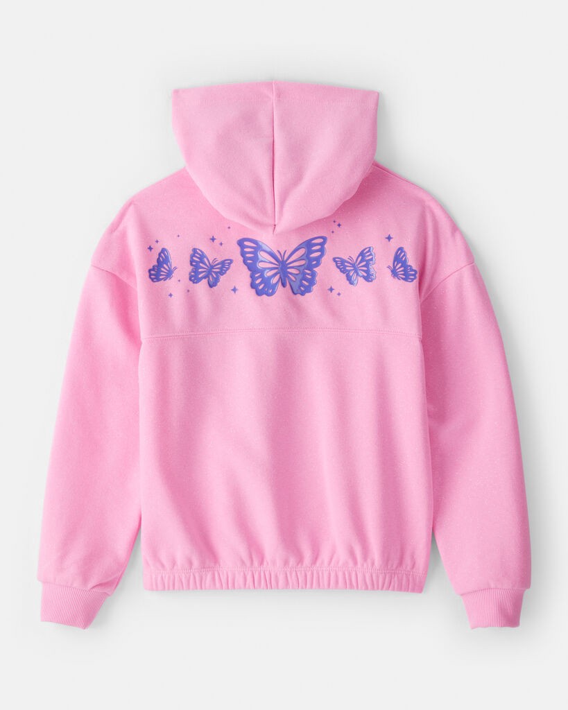 slide 2 of 5, Oshkosh Girls Wicked Glinda Sparkle Hoodie - Pink Pink 7, 1 ct