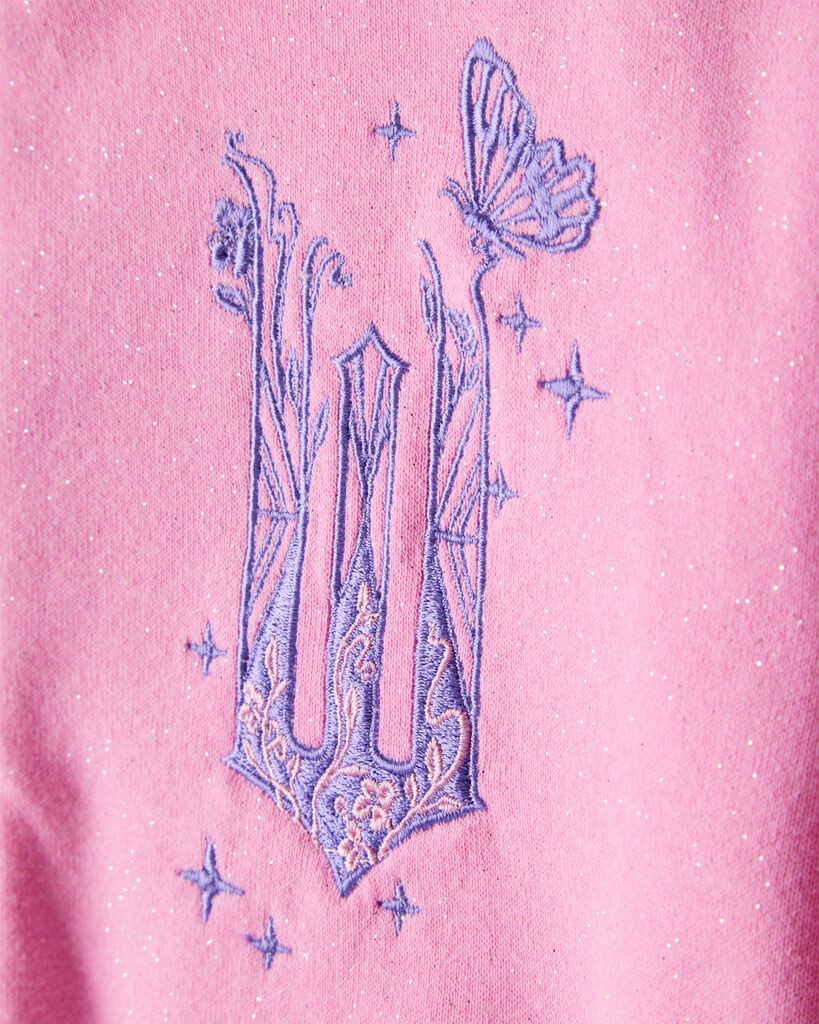 slide 3 of 5, Oshkosh Girls Wicked Glinda Sparkle Hoodie - Pink Pink 7, 1 ct