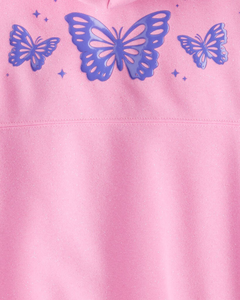 slide 5 of 5, Oshkosh Girls Wicked Glinda Sparkle Hoodie - Pink Pink 7, 1 ct