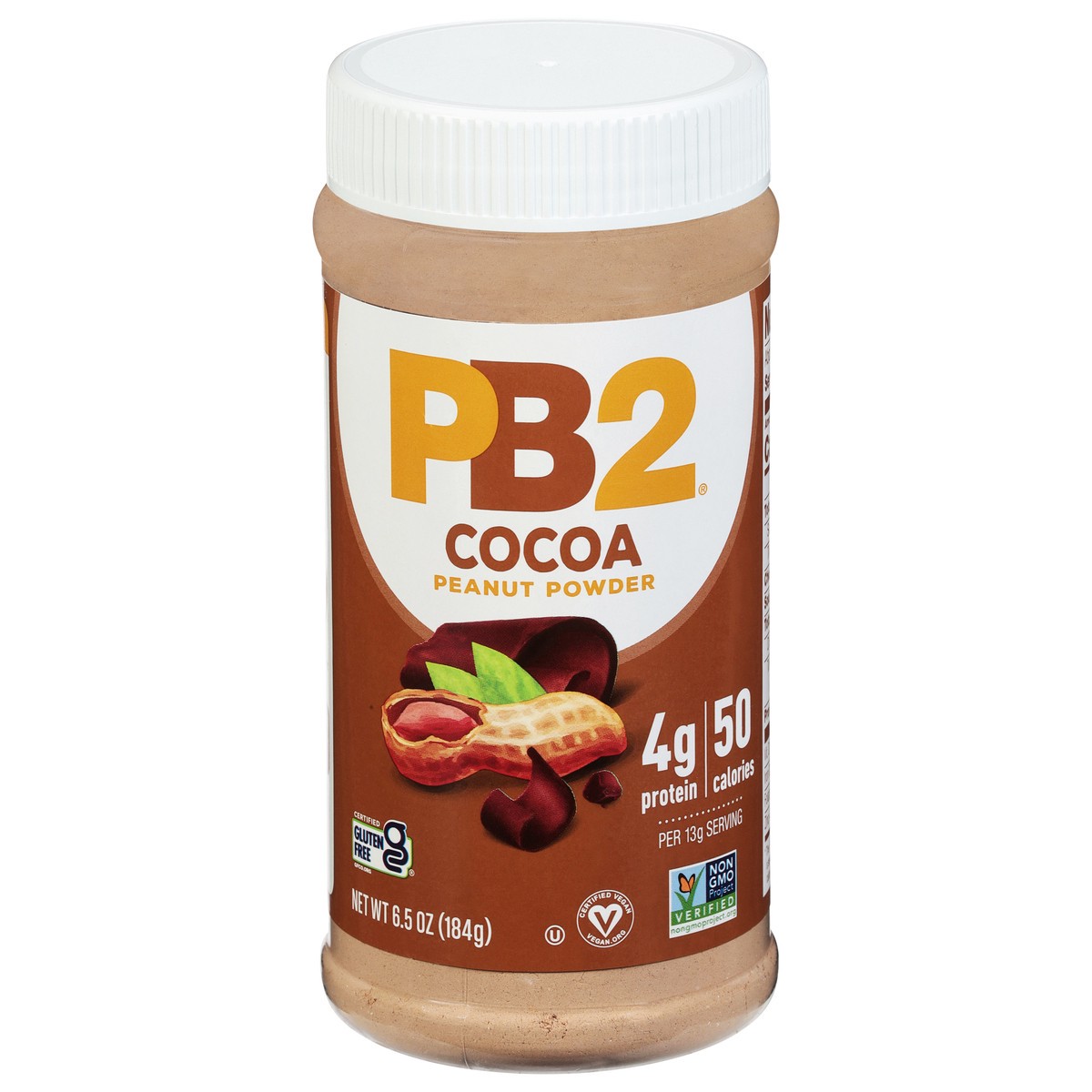 slide 1 of 9, PB2 Cocoa Peanut Powder 6.5 oz, 6.5 oz