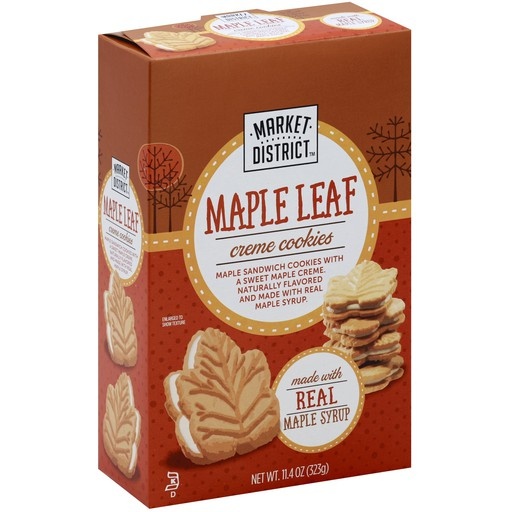 Market District Maple Leaf Creme Cookies 11.4 oz | Shipt