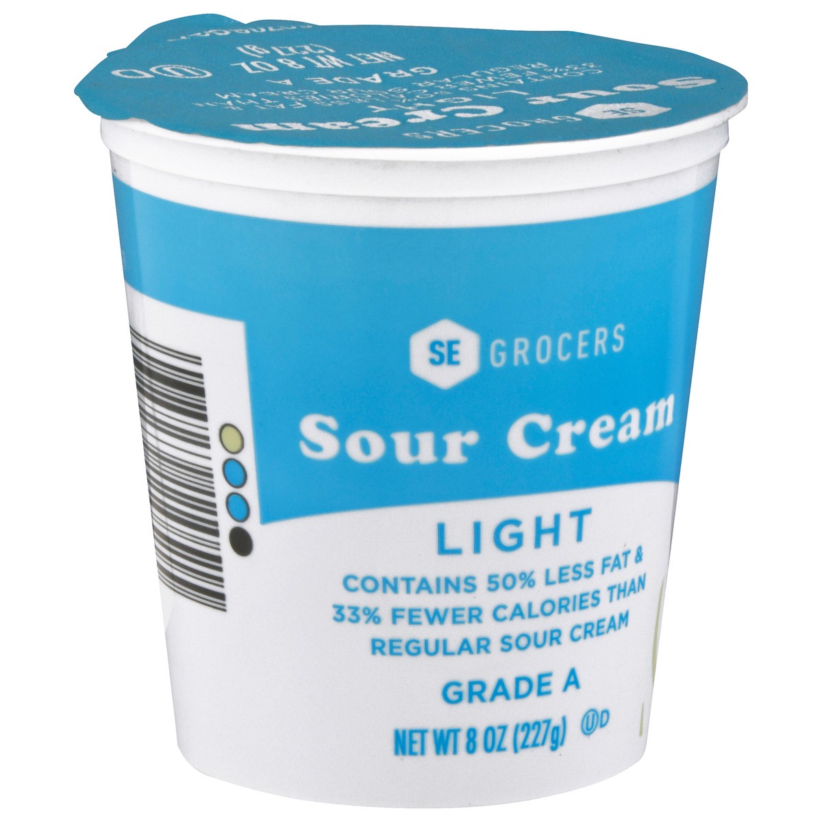 slide 3 of 11, SE Grocers Sour Cream Light, 8 oz