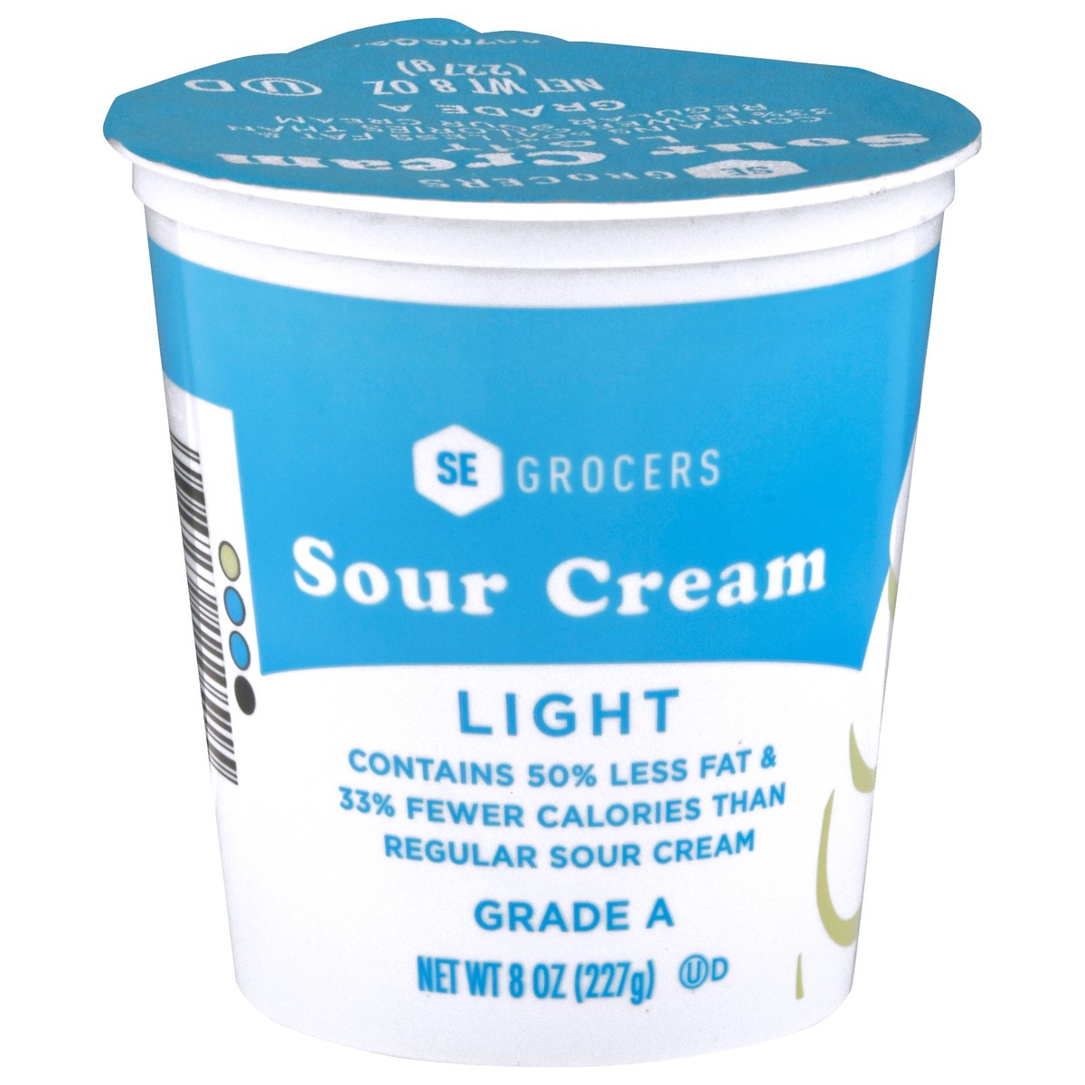 slide 1 of 11, SE Grocers Sour Cream Light, 8 oz