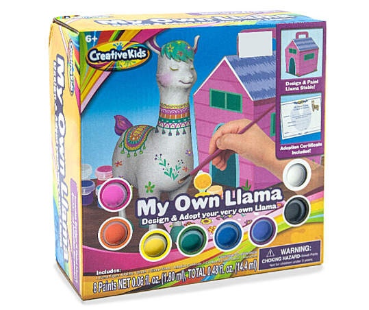 slide 1 of 1, Creative Kids My Own Llama Paint Set, 1 ct