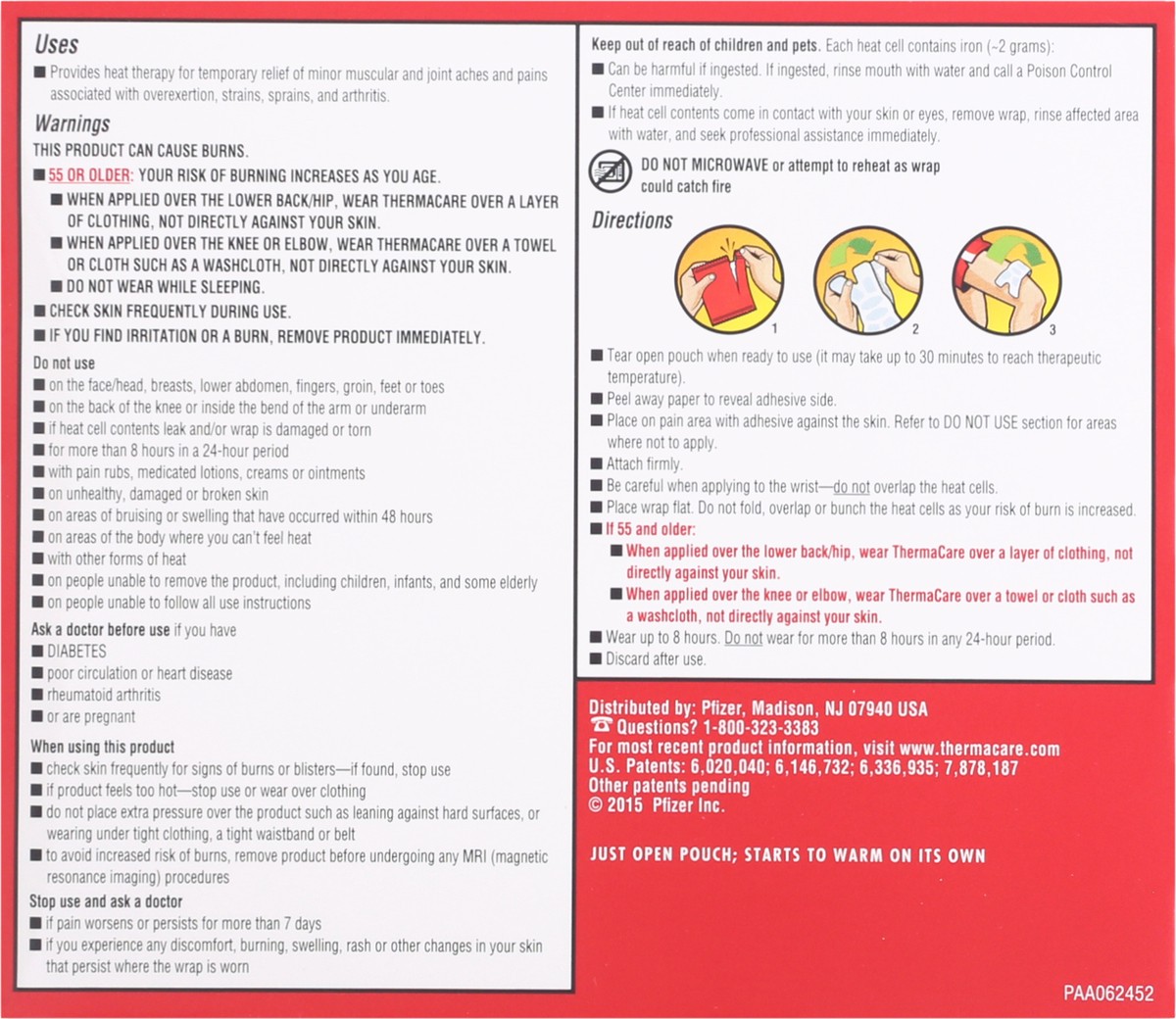 slide 5 of 9, ThermaCare Heatwraps Multipurpose Advanced Joint Pain Therapy 4 ea Box, 4 ct