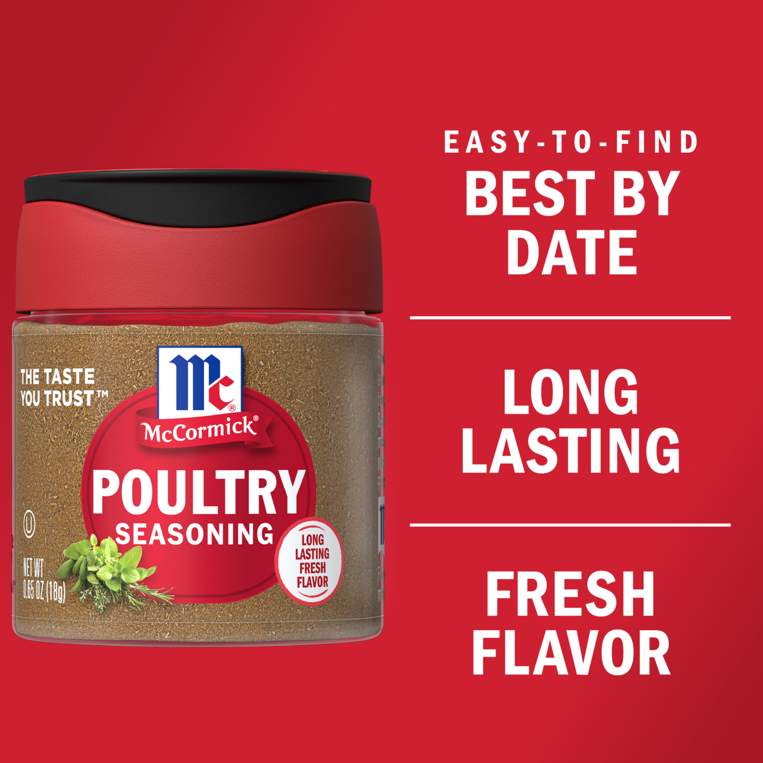 slide 5 of 5, McCormick Poultry Seasoning, 0.65 oz, 0.65 oz