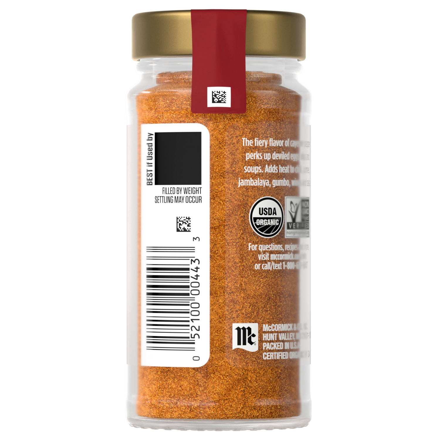 slide 2 of 6, McCormick Gourmet Organic Cayenne Red Pepper, 1.5 oz, 1.5 oz