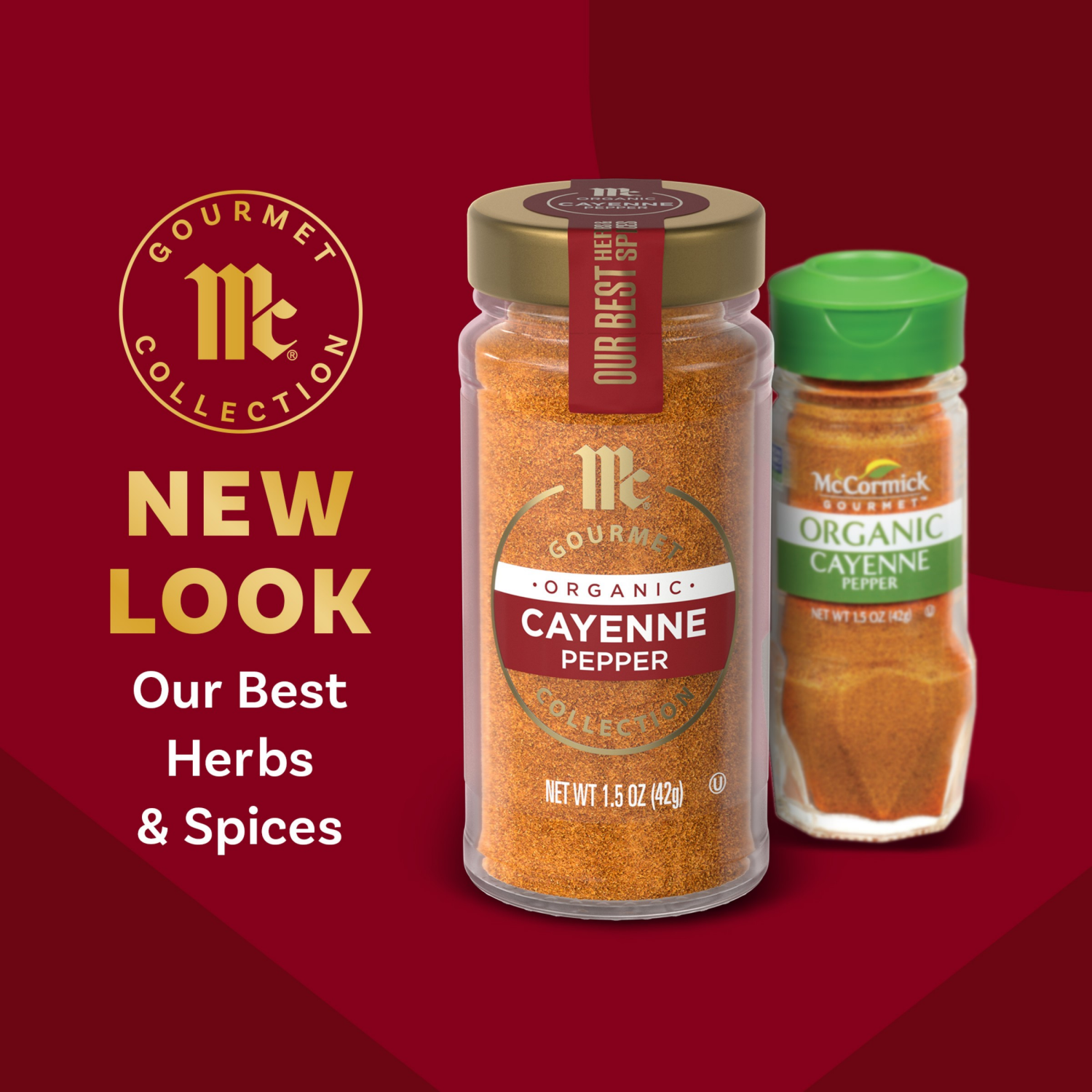 slide 6 of 6, McCormick Gourmet Organic Cayenne Red Pepper, 1.5 oz, 1.5 oz