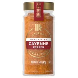 McCormick Gourmet Organic Cayenne Red Pepper, 1.5 oz