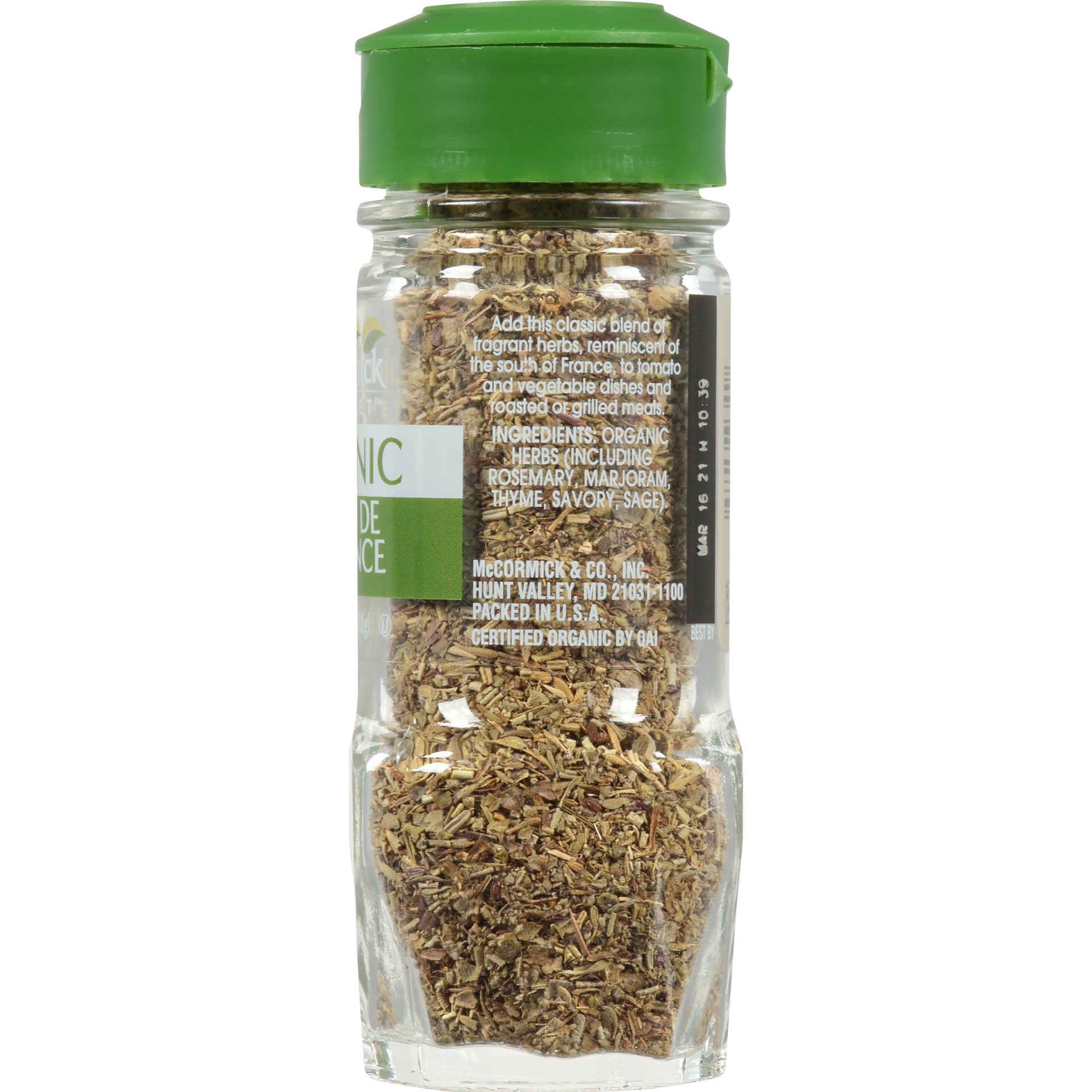 slide 5 of 5, McCormick Gourmet Herbes de Provence, 0.65 oz