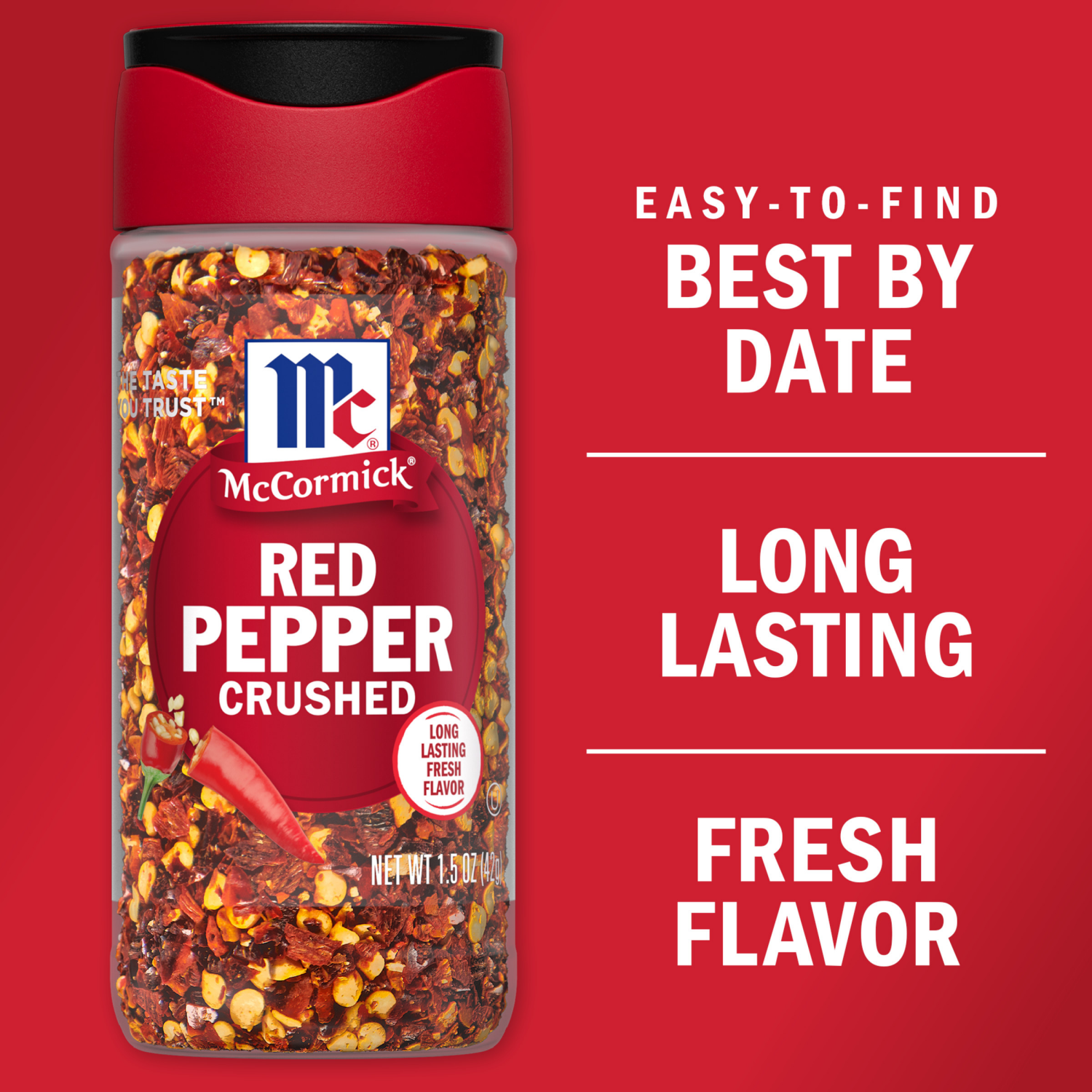 slide 4 of 4, McCormick Red Pepper - Crushed, 1.5 oz, 1.5 oz