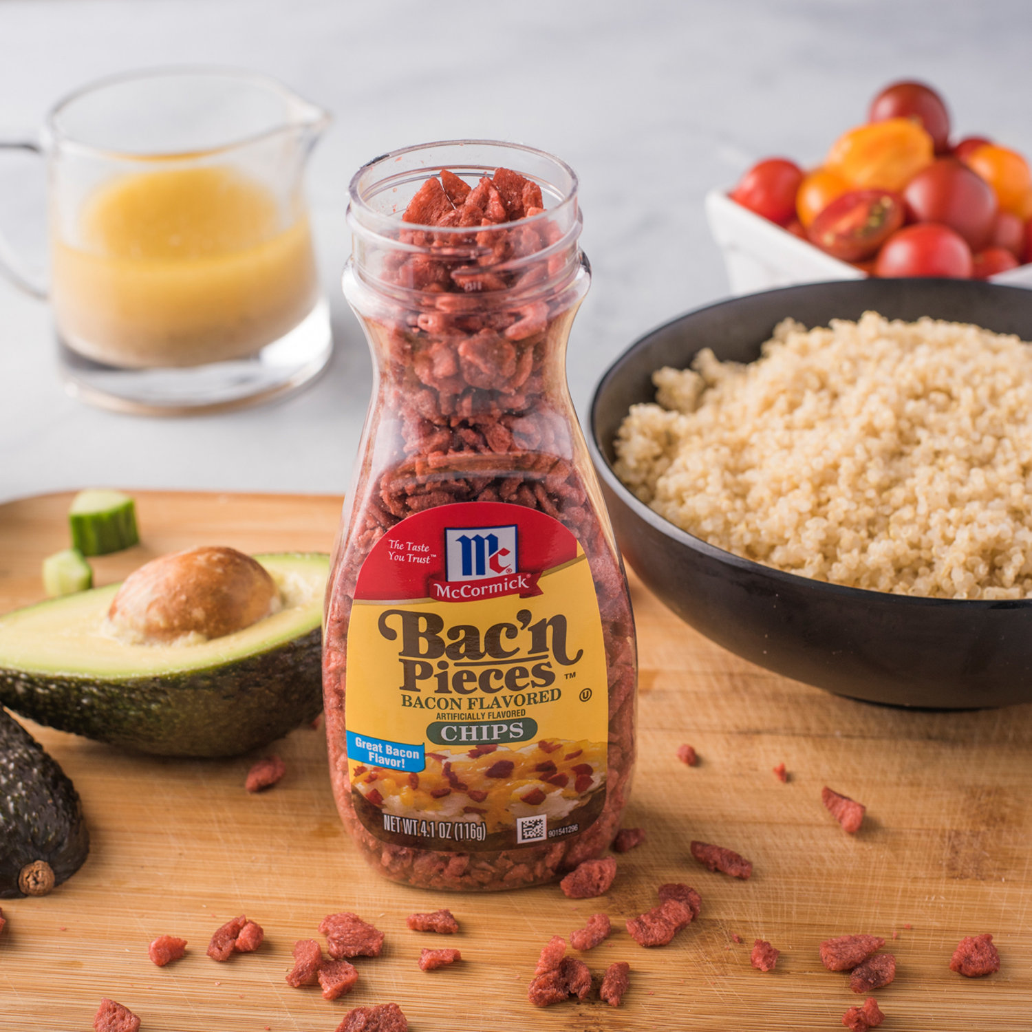 slide 3 of 6, McCormick Imitation Bacon Chips, 4.1 oz, 4.1 oz