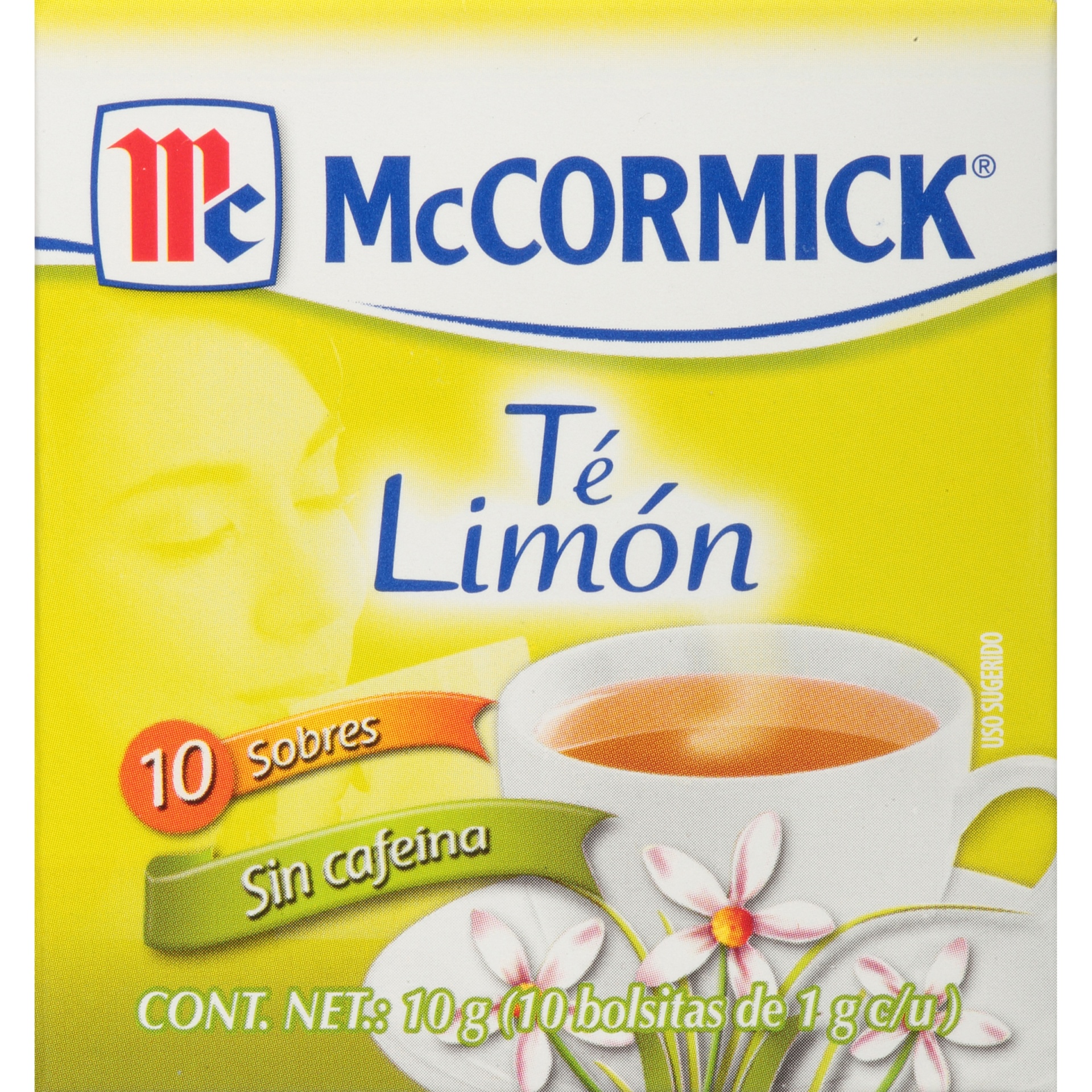 slide 2 of 4, McCormick Caffeine Free Lemongrass Tea Bags, 10 Count Box, 0.35 oz, 0.35 oz