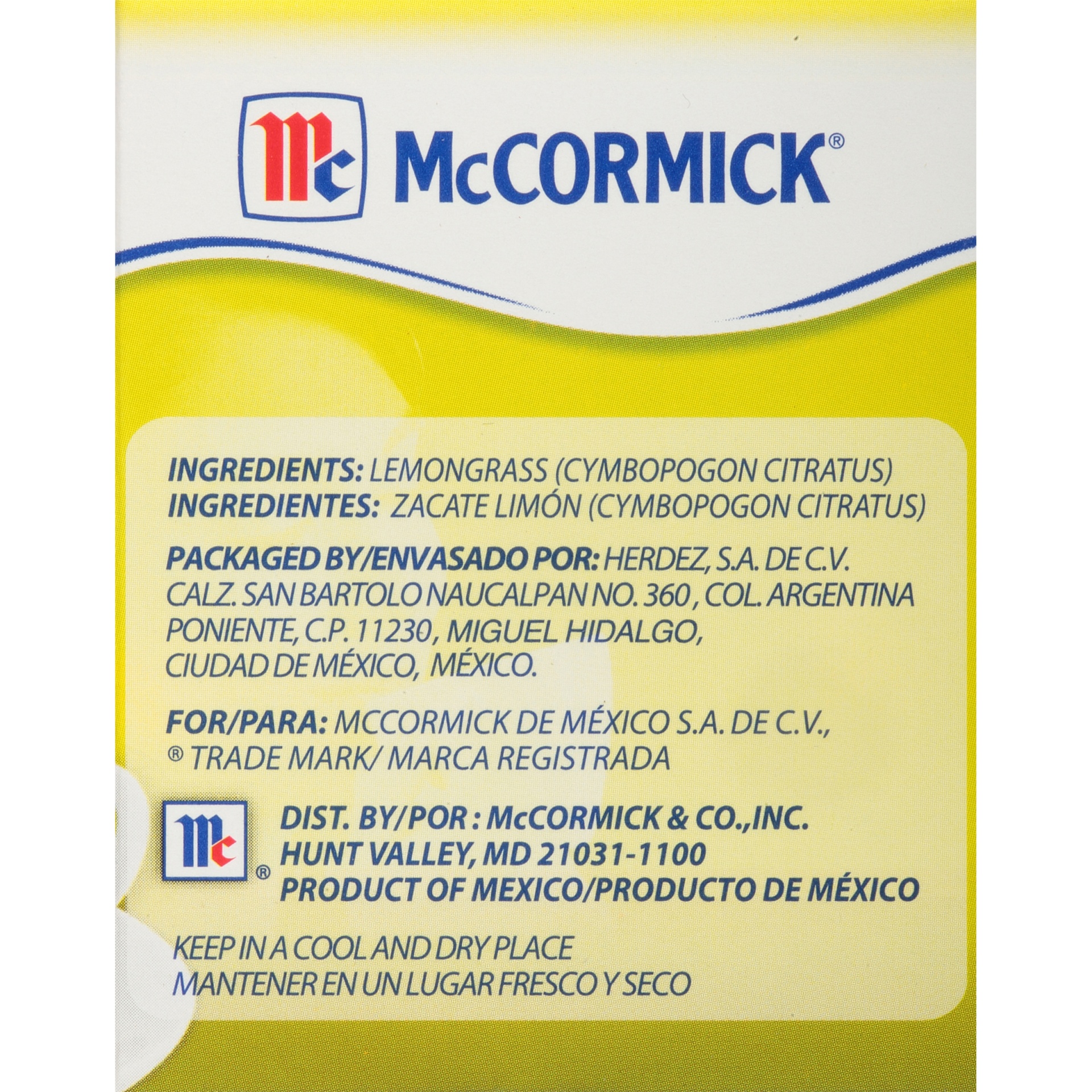 slide 4 of 4, McCormick Caffeine Free Lemongrass Tea Bags, 10 Count Box, 0.35 oz, 0.35 oz