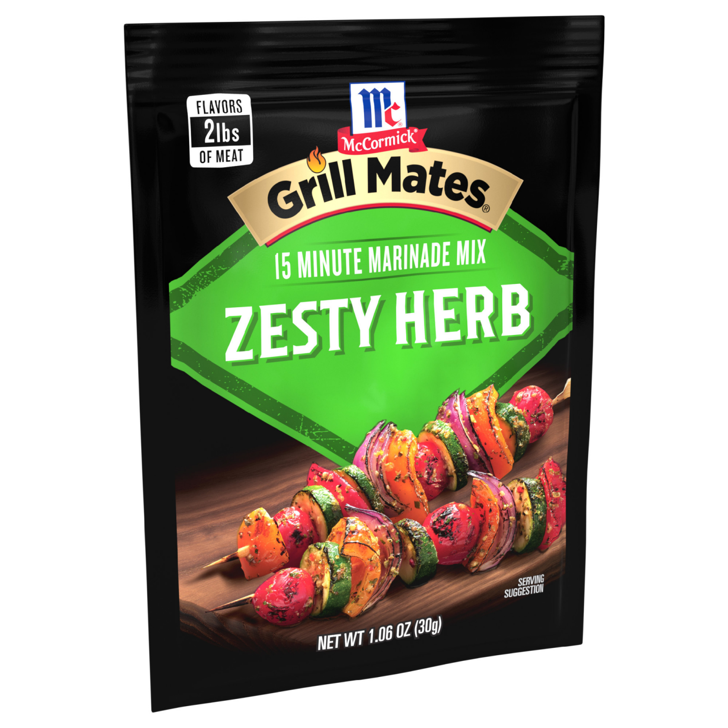 slide 4 of 4, McCormick Zesty Herb Marinade, 1.06 oz