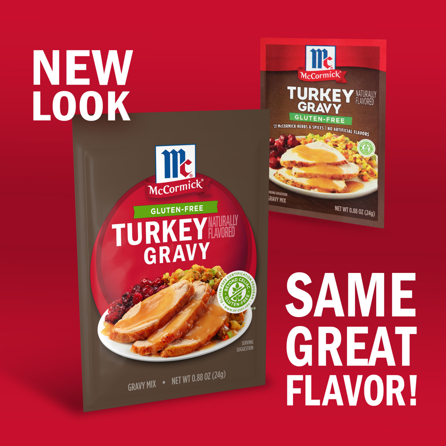 slide 4 of 7, McCormick Gluten Free Turkey Gravy Mix, 0.88 oz