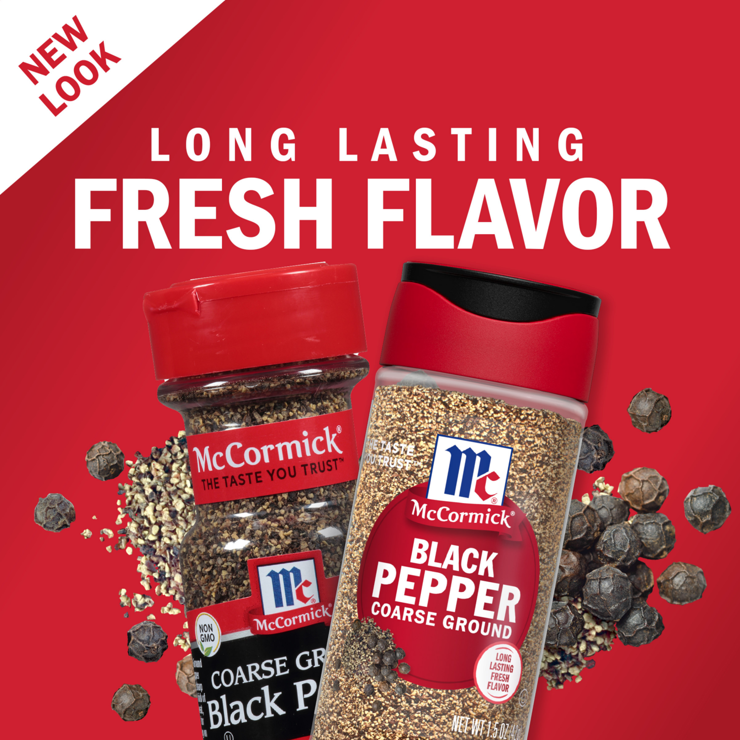 slide 2 of 5, McCormick Black Pepper - Coarse Ground, 1.5 oz, 1.5 oz