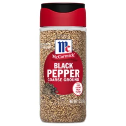 McCormick Black Pepper - Coarse Ground, 1.5 oz