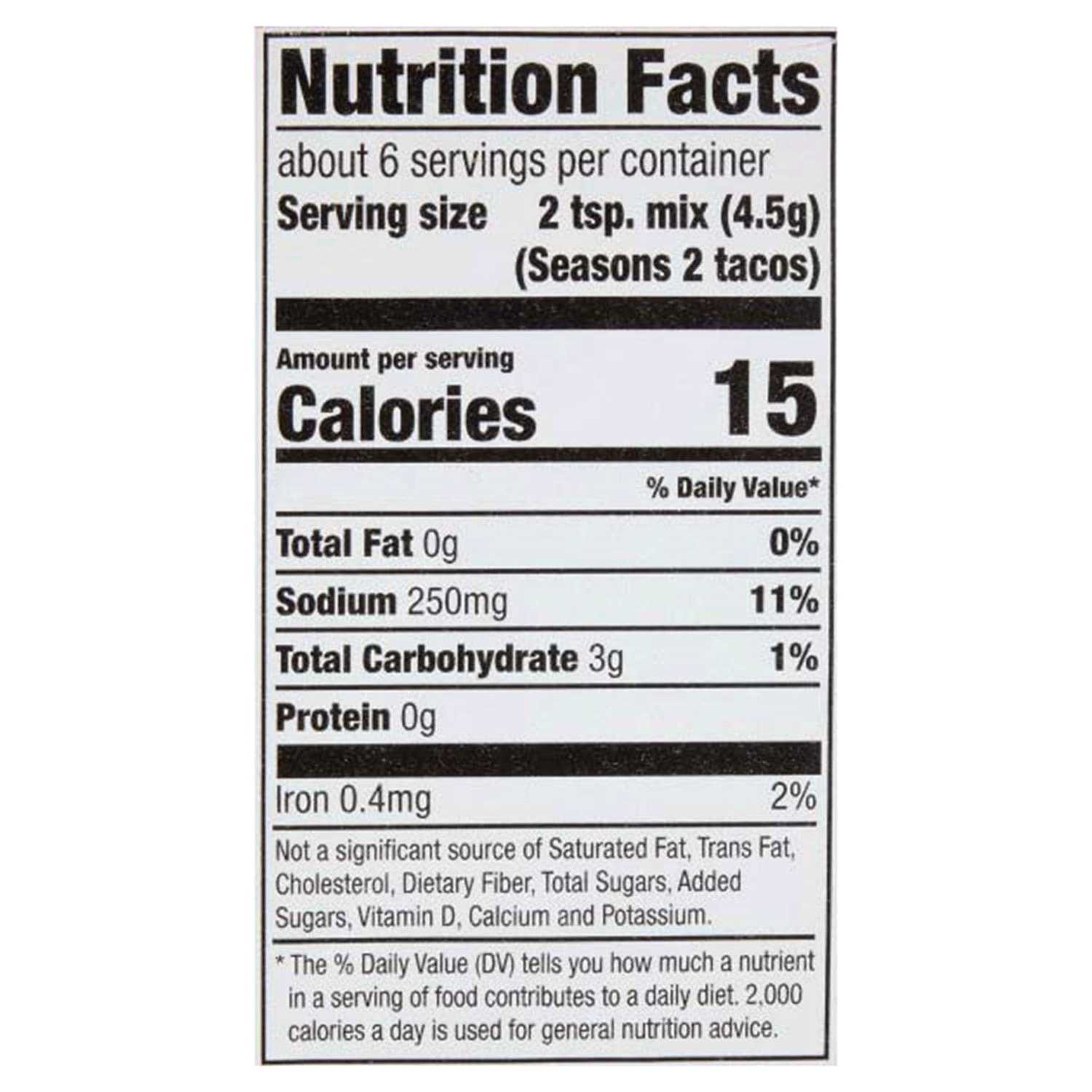 slide 4 of 5, McCormick Taco Seasoning Mix - 30% Less Sodium, 1 oz, 1 oz