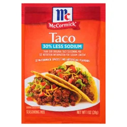 McCormick Taco Seasoning Mix - 30% Less Sodium