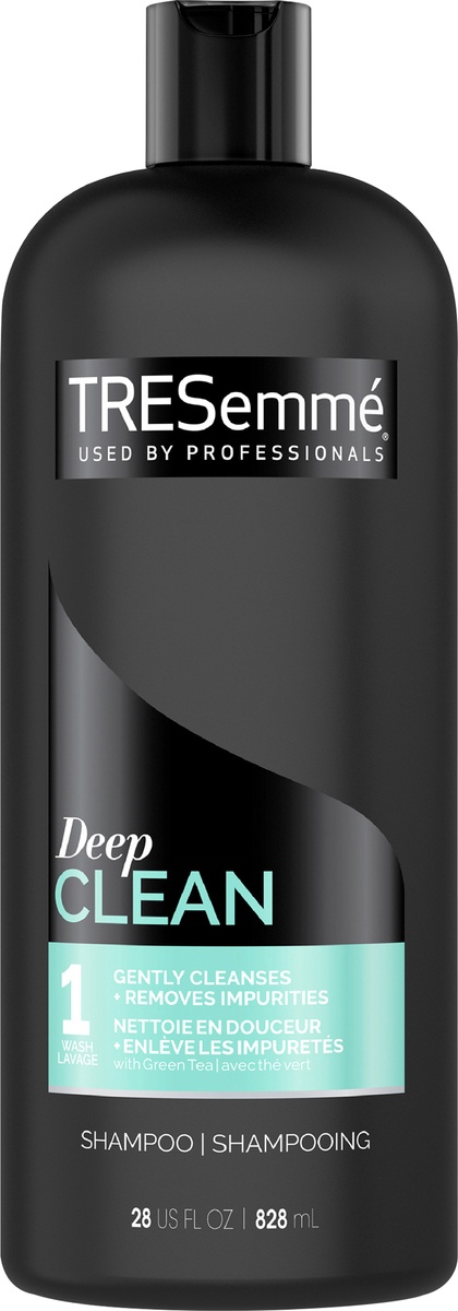 slide 3 of 3, TRESemmé Tresemme Deep Clean Impurity and Build-Up Removing Shampoo, 28 fl oz