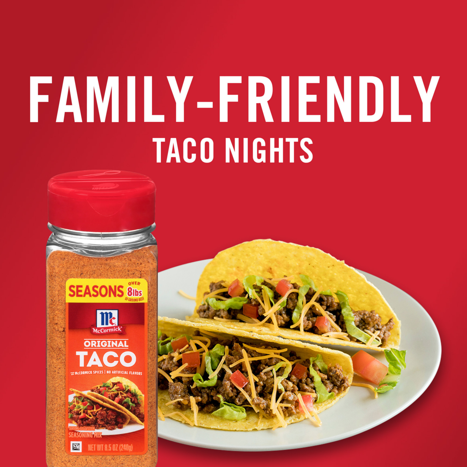 slide 8 of 8, McCormick Taco Seasoning Mix, 8.5 oz, 8.5 oz
