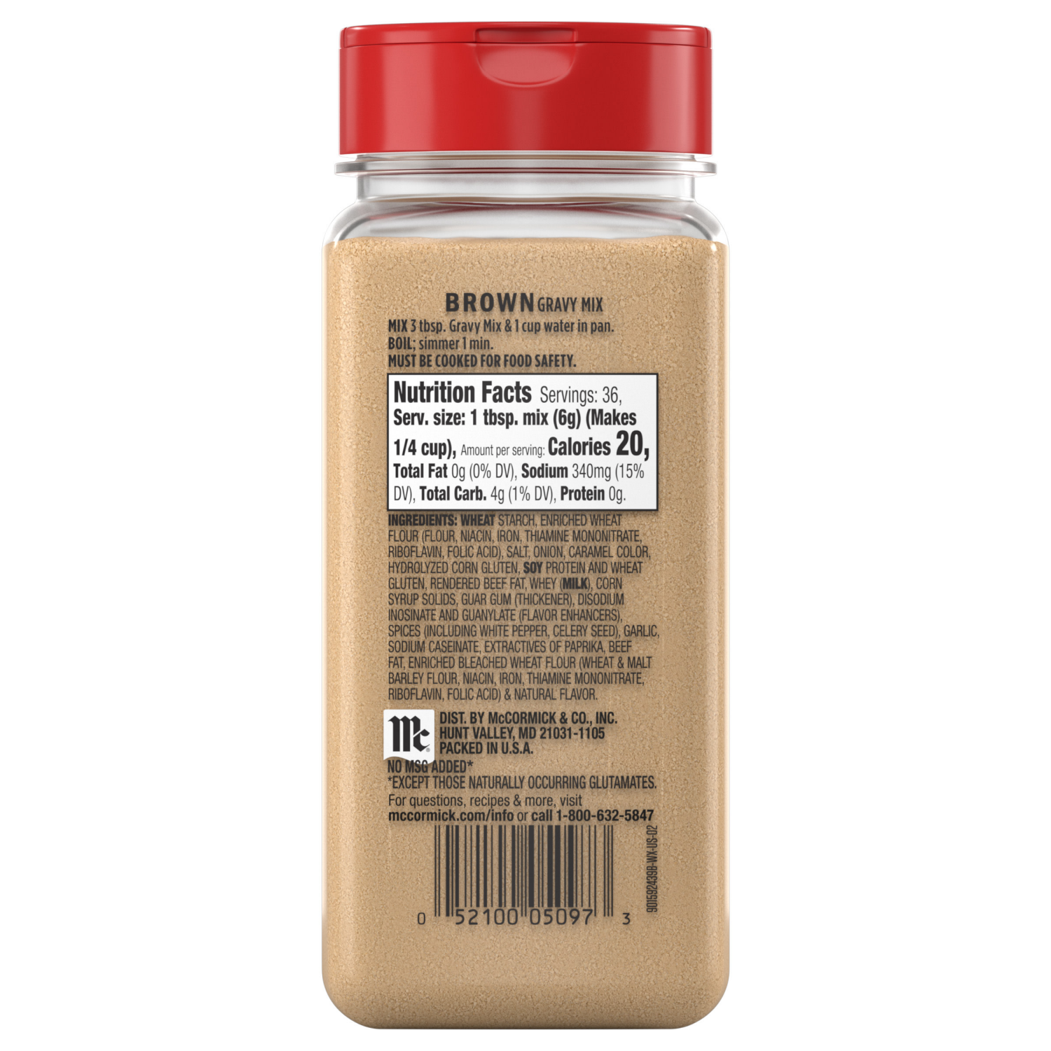 slide 4 of 7, McCormick Brown Gravy Seasoning Mix, 7.62 oz, 7.62 oz