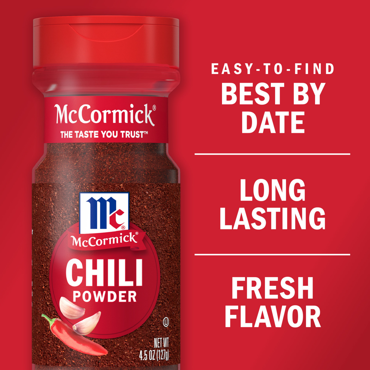 slide 5 of 5, McCormick Chili Powder, 4.5 oz