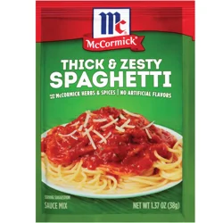 McCormick Spaghetti Sauce Mix - Thick & Zesty, 1.37 oz