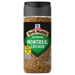 McCormick GRILL MATES 25% Less Sodium Montreal Chicken Seasoning, 2.87 oz