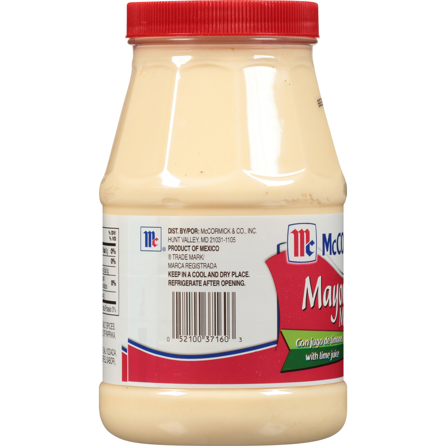 slide 2 of 3, McCormick Mayonesa (Mayonnaise) With Lime Juice, 28 fl oz