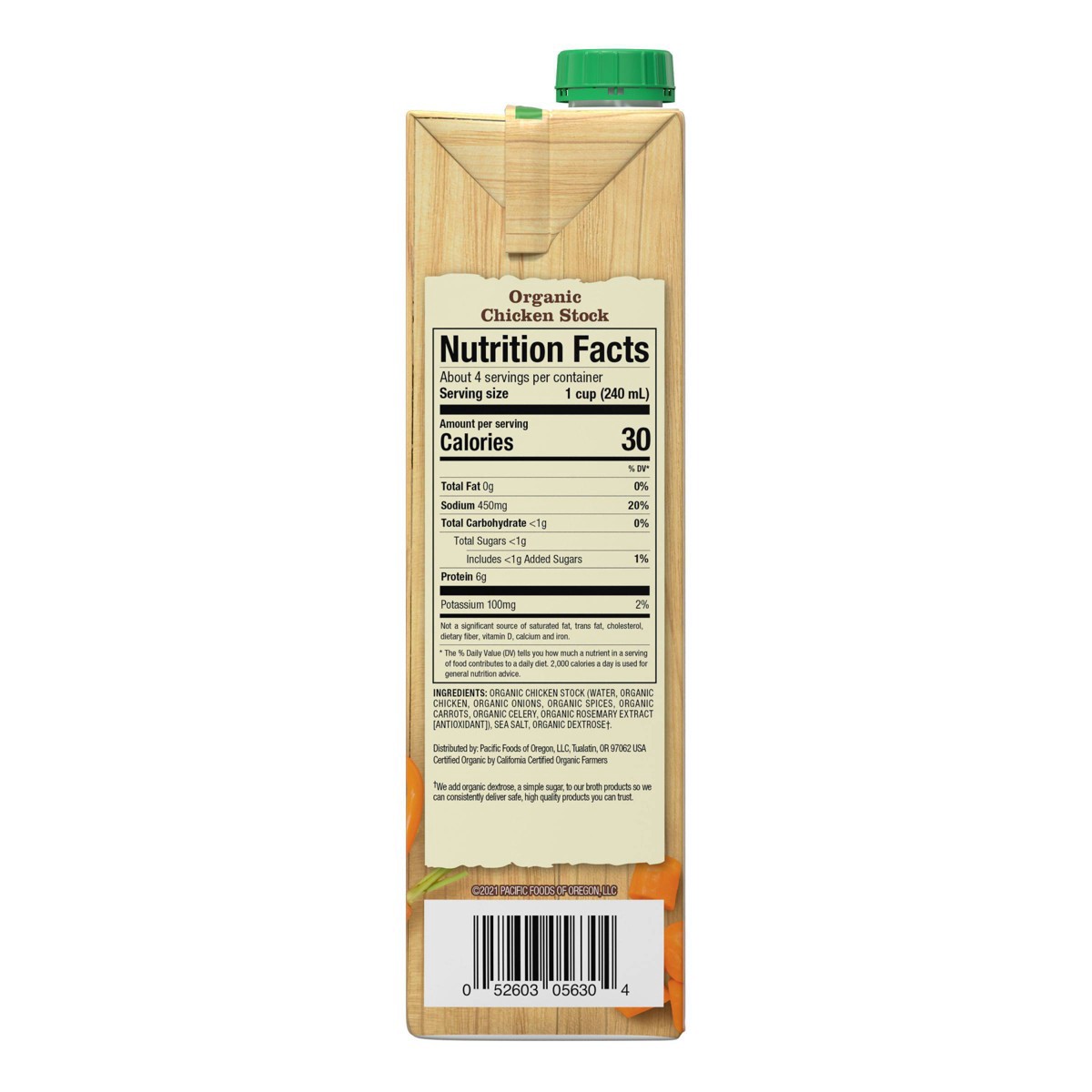 slide 3 of 5, Pacific Foods Organic Gluten Free Chicken Stock - 32oz, 32 oz