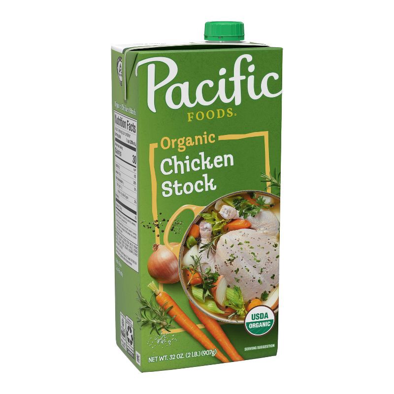 slide 1 of 10, Pacific Foods Organic Gluten Free Chicken Stock - 32oz, 32 oz