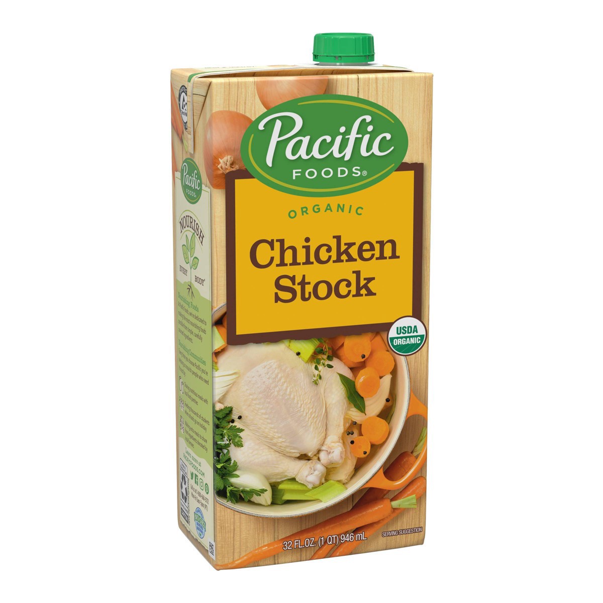 slide 1 of 5, Pacific Foods Organic Gluten Free Chicken Stock - 32oz, 32 oz