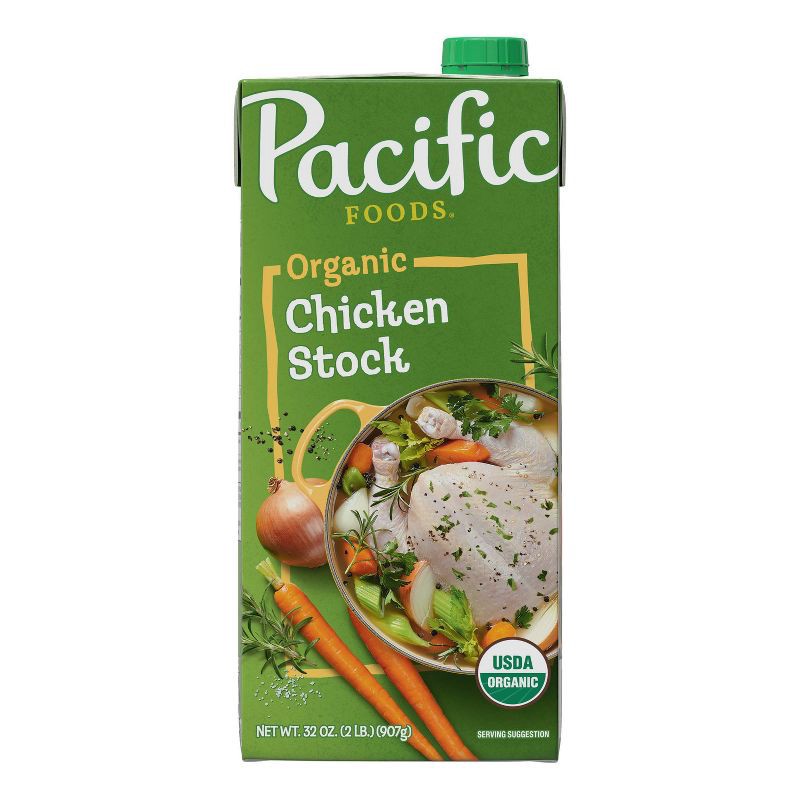 slide 7 of 10, Pacific Foods Organic Gluten Free Chicken Stock - 32oz, 32 oz