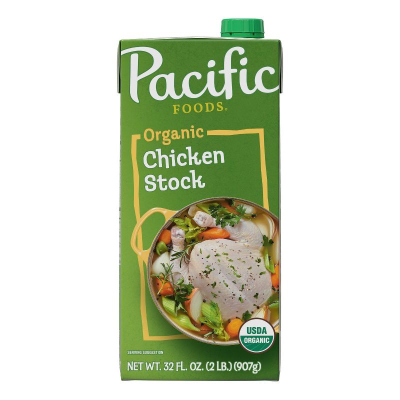 slide 8 of 10, Pacific Foods Organic Gluten Free Chicken Stock - 32oz, 32 oz
