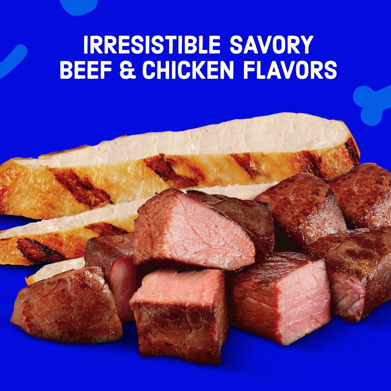 slide 4 of 13, Kibbles 'n Bits Mini Bits Savory Beef & Chicken Flavors Small Breed Complete & Balanced Dry Dog Food - 16lbs, 16 lb