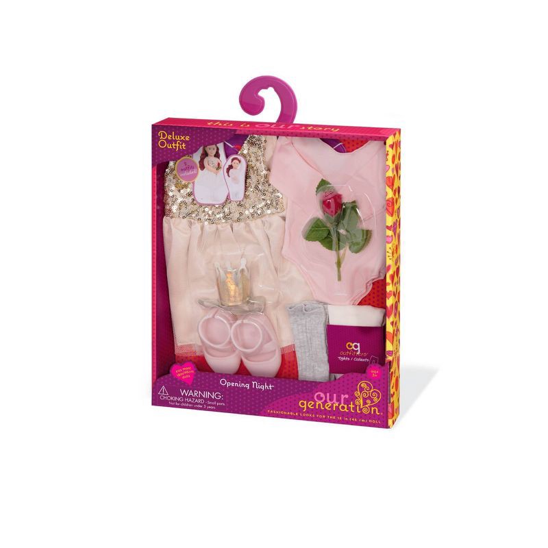 slide 4 of 4, Our Generation Opening Night Ballet Outfit for 18" Dolls, 1 ct