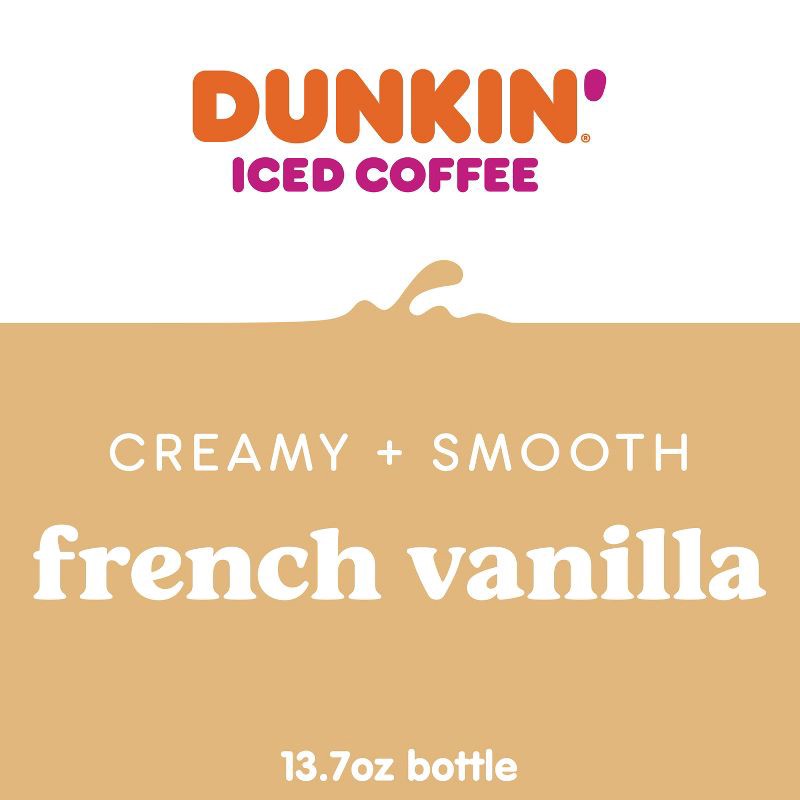 slide 7 of 9, Dunkin' Donuts RTD Dunkin Donuts French Vanilla - 13.7 fl oz Bottle, 13.7 fl oz