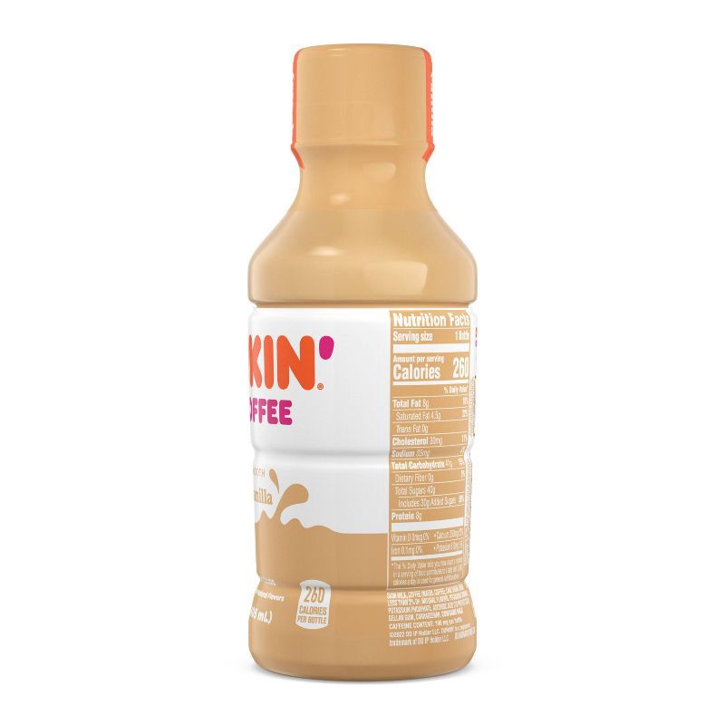 slide 5 of 9, Dunkin' Donuts RTD Dunkin Donuts French Vanilla - 13.7 fl oz Bottle, 13.7 fl oz